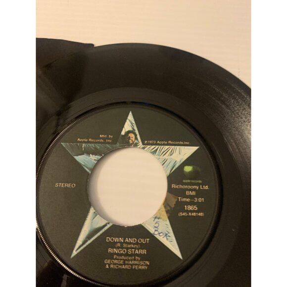 Vintage 1973 Ringo Starr "Photograph" 7" Vinyl Single With Sleeve - Picture 4 of 6